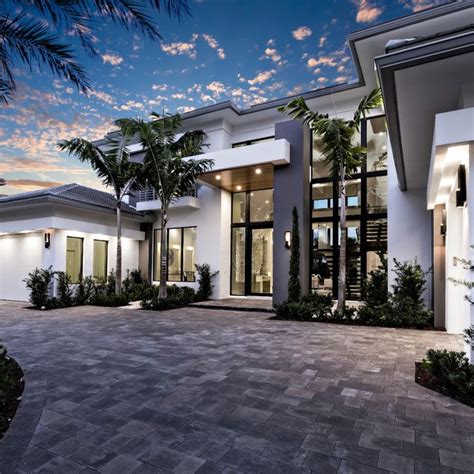 luxury modern home architecture front   house florida homes exterior dream house