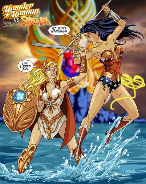 Wonder Woman Vs She Ra By Feilongex On Deviantart Wonder