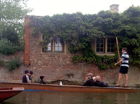 the beckhams cause chaos online as they go punting in cambridge celebrity news showbiz and tv