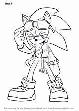 Sonic Hedgehog Scourge Drawingtutorials101 Tutorials sketch template