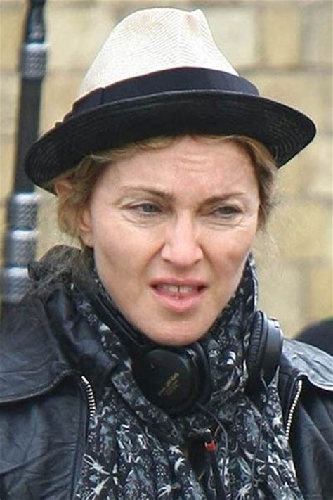 madonna no makeup not the greatest facial expression of her but she is still friggen awesome