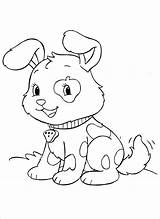 Coloring Pages Baby Cute Animal Dog Puppy Puppies Pomeranian Animals Drawing Kids Sheets Color Disney Outline Print Kitten Dragon Colouring sketch template
