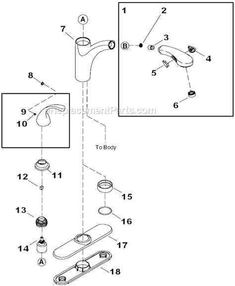 kohler forte faucet parts diagram
