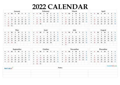 printable yearly calendar  week numbers ytw