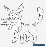 Eevee Coloring Pokemon Pages Evolutions Pngkit sketch template