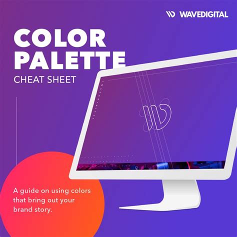color palette cheat sheet guide marketing professional digital