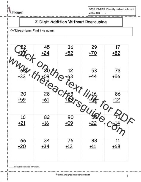 addition  regrouping worksheets