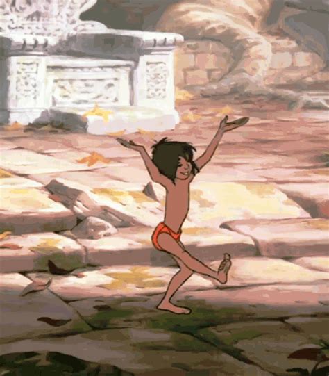 jungle book dancing gif find share  giphy