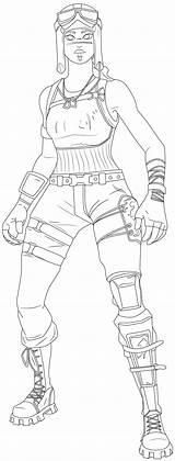 Fortnite Raider Renegade Trooper Ghoul Midas Kolorowanki Wiring Skiny Sezon Cutewallpaper Colorier sketch template