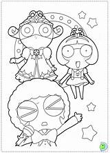 Dinokids Coloring Keroro Close sketch template