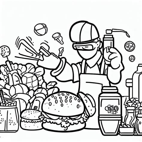 food safety printable coloring page  print  color