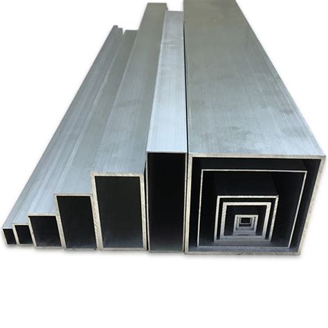 aluminium alloy square rectangular tube box section  sizes cm long ebay