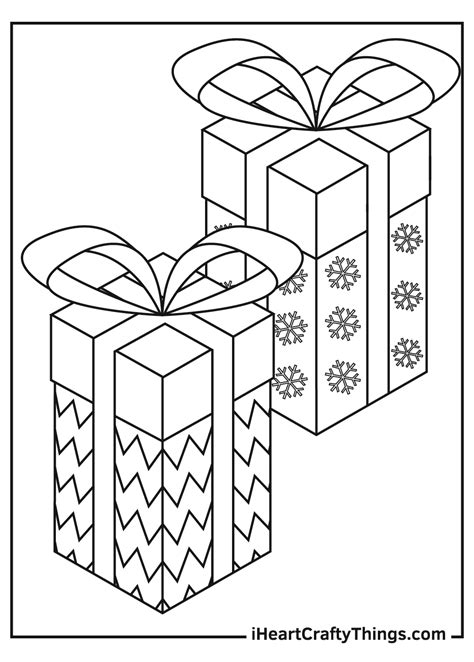 present colouring pages