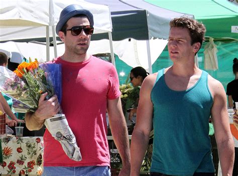 Jonathan Groff And Zachary Quinto From Celeb Couples We Wish Were Still