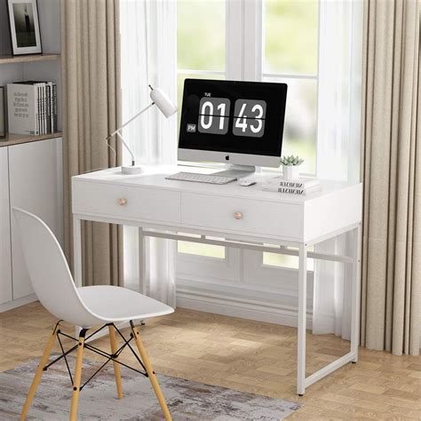 tribesigns computer desk modern simple   home office desk study