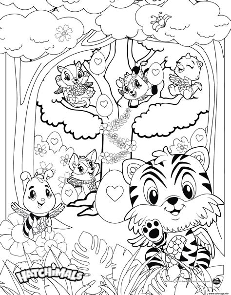 hatchimals pixies coloring coloring pages