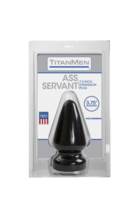 titanmen butt plug 3 75 inch diameter ass servant dj3203 01