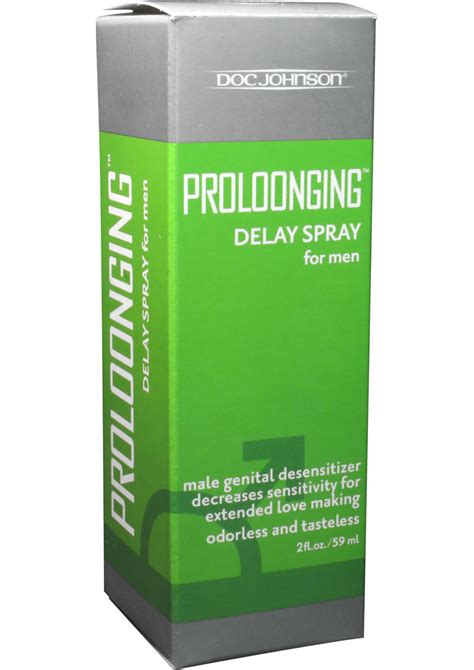 Proloonging Delay Spray For Men 2 Ounce Shop Velvet Box Online