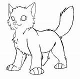 Template Warrior Cat Coloring Pages Cats Warriors Drawing Printable Kit Templates Print Kids Drawings Awesome Looking She Shape Base Book sketch template