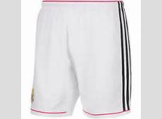 Madrid 2014 2015 Home Soccer Shorts New White / Pink / Black