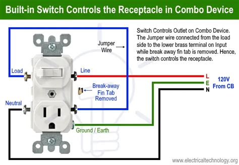 switch plug combo wiring diagram