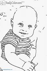 Baby Coloring Pages Newborn Boy Boss Bitty Printable Little Blue Color Getcolorings Print Colori Popular sketch template