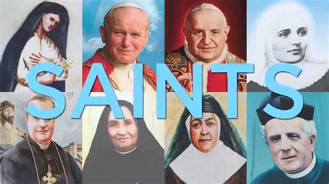 catholic church declare official saints youtube