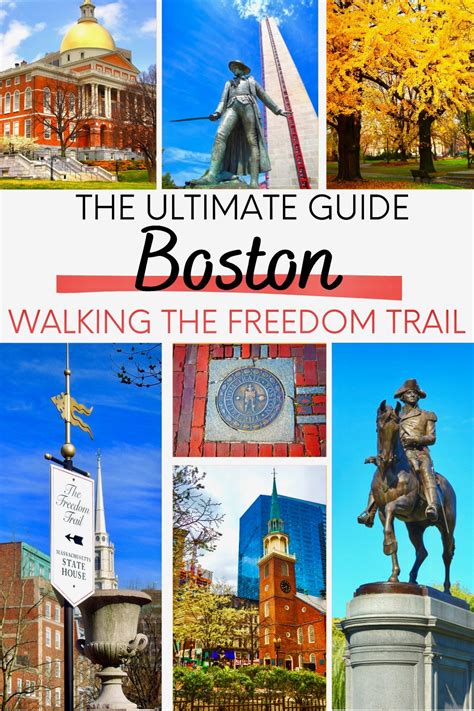 walking  historic freedom trail  boston