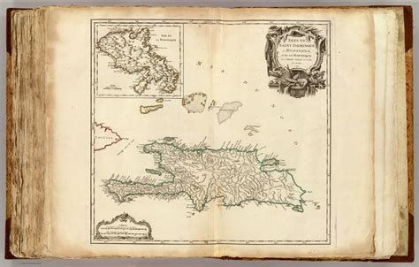 saint domingue ou hispaniola martinique david rumsey historical map