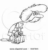 Exhausted Outline Cartoon Shopaholic Toonaday Royalty Illustration Rf Clip Clipart Till Drop Shop 2021 sketch template