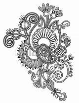 Paisley Drawing Line Pattern Hand Getdrawings Draw sketch template