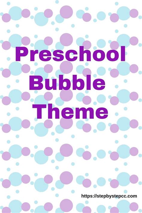 preschool bubble theme bubble activities bubbles fun activities