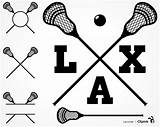 Lacrosse Crossed Lax sketch template