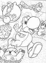 Yoshi Bros Ausmalen Printable Ausmalbilder Luigi Bross Malvorlagen Terror Hadas Buch Erwachsenen Zeichnen Kostenlose Downloaden sketch template