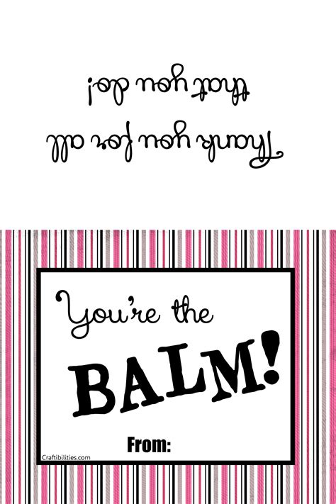 ambitious youre  balm printable hudson website
