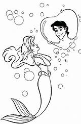 Eric Little Mermaid Coloring Pages Prince Getcolorings Printable Color sketch template
