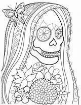 Muertos Bride Corpse Halloween Coleccion раскраски из все категории sketch template