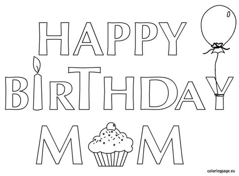 happy birthday banner coloring pages google search coloring