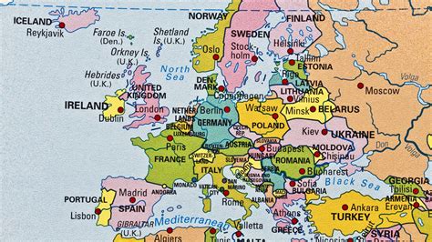 viajes  europa mapa