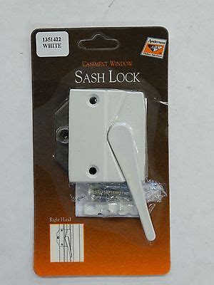 andersen casement window sash lock  rh  keeper  screws white  ebay