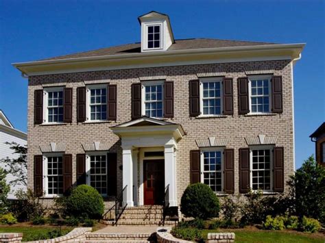georgian style home designs uphold classic architectural traditions