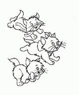 Aristocats Coloring Pages Kids Color Cute Disney Printable sketch template