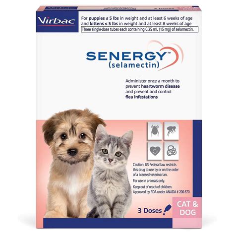 senergy selamectin topical  puppies kittens   lbs ct pack family health pharmacy
