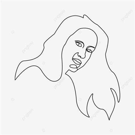 aesthetic beauty girl outline outline lineart aesthetic png