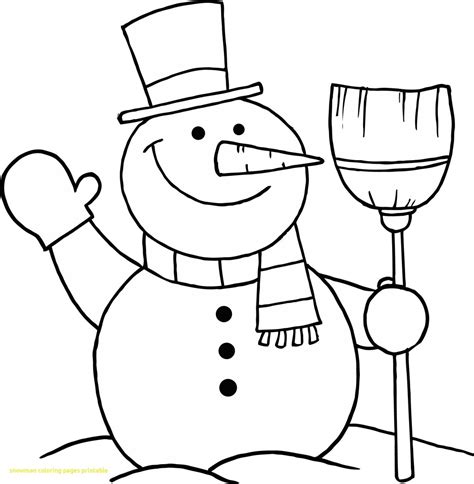 printable snowman coloring pages coloring pages