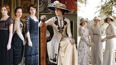 downton abbeys costumes reflect  decades fashionable evolution celebrities trends