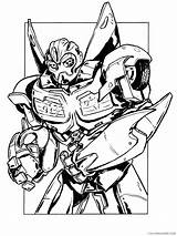 Bumblebee Coloring Autobot sketch template