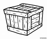 Crate Clipart Box Sketch Wood Wooden Vector Light Illustrations Clip Paintingvalley Boxes Clipground sketch template