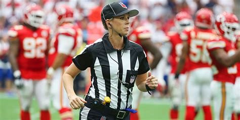 The First Female Nfl Official A Day In The Life Of Sarah