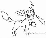 Glaceon Pokemon Coloring Pages Drawing Template Printable Eevee Deviantart Sketch Drawings Print Cute Color Paintingvalley Choose Board sketch template